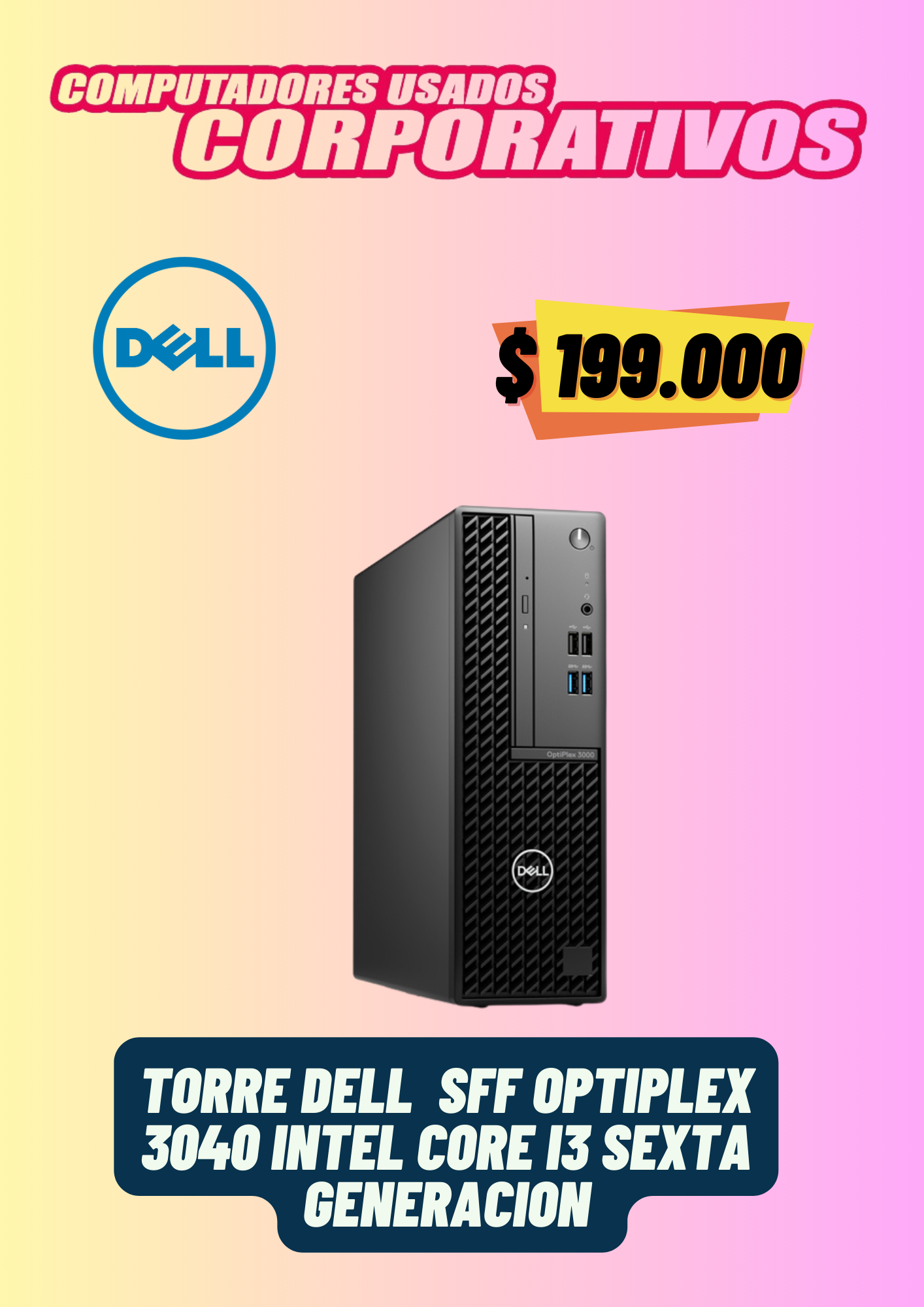 Torre SFF optiplex 3040